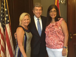 ATN Directors Sandy Davis and Lorraine Schneider met with Sen. Roy Blunt of Missouri, chair of the Congressional Coalition on Adoption