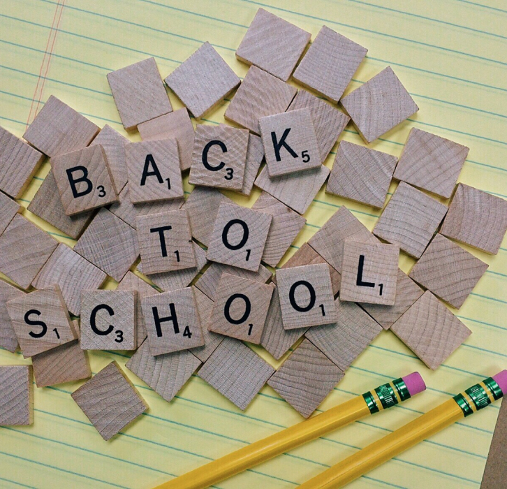 Back to School Scrabble Tiles