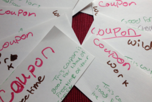 homemade gift coupons